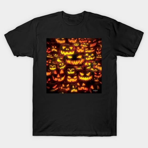Pumpkin Wall T-Shirt by David Penfound Artworks